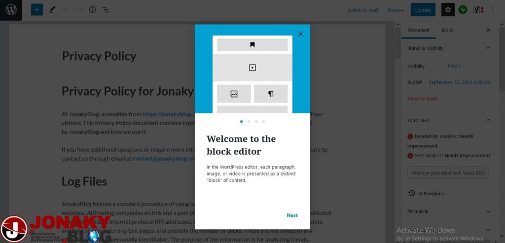 Block-editor