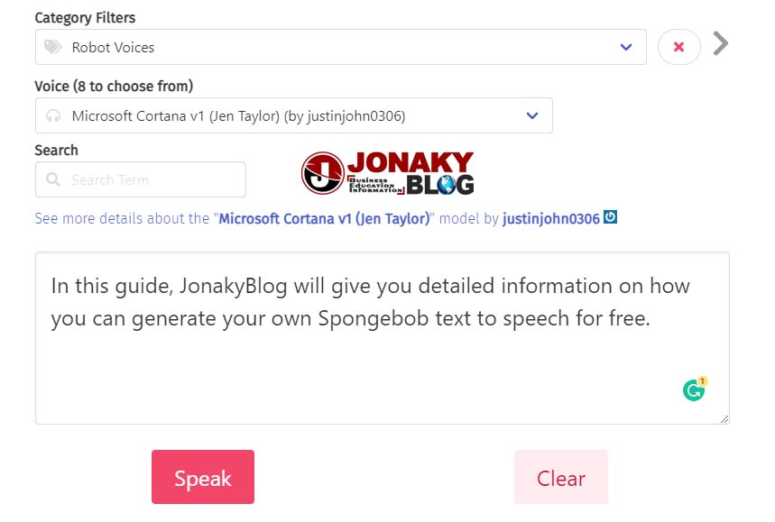 text to speech Spongebob 