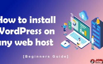 Install WordPress on web host