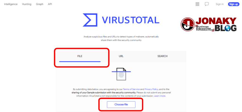 free WordPress themes - VirusTotal homepage